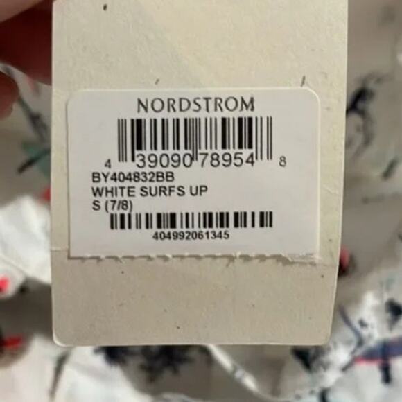 NWT Tucker + Tate Boys Short Sleeve Button Shirt White Surf Print Small 7-8 - Picture 9 of 9